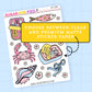 Coastal Coquette Journaling Deco Stickers - JD236