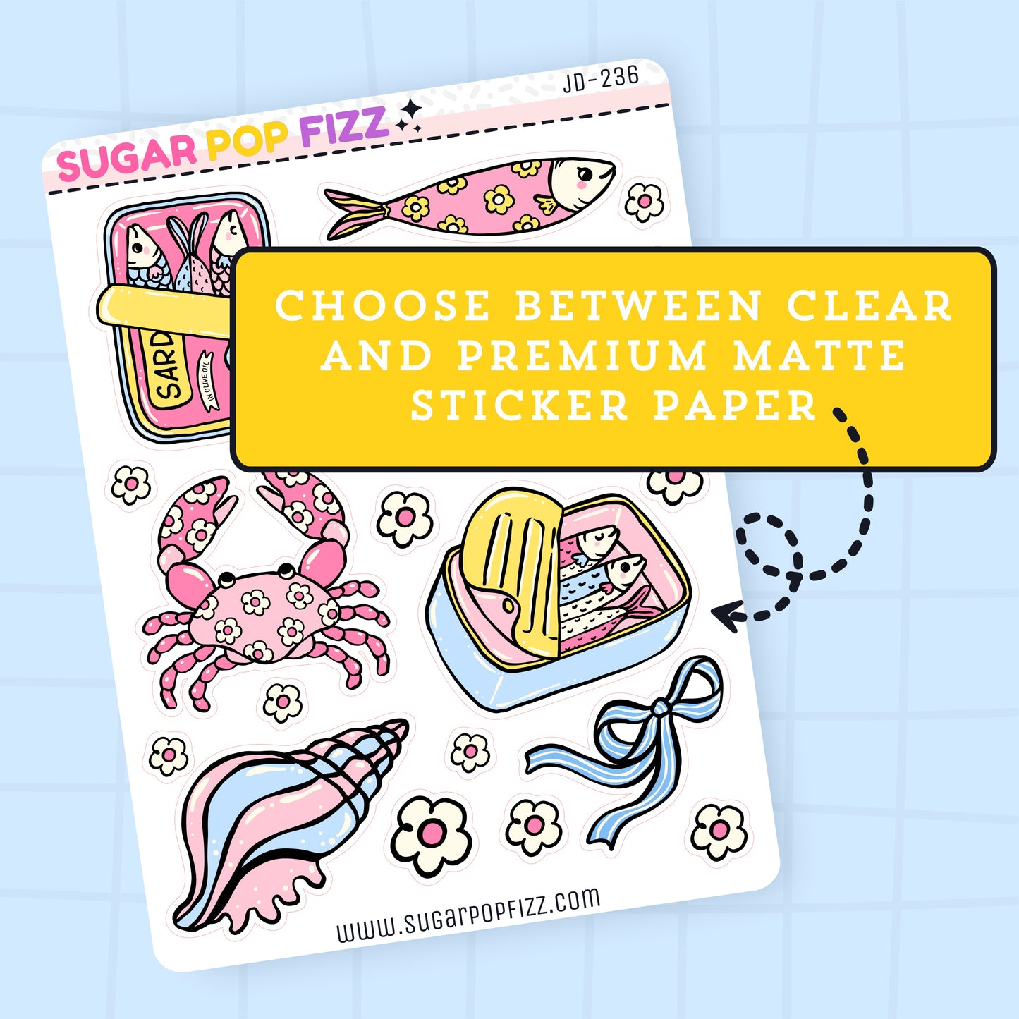 Coastal Coquette Journaling Deco Stickers - JD236