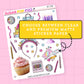 Birthday Bash Journaling Deco Stickers - JD239