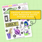 Close Encounters Journaling Deco Stickers - JD241