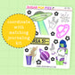 Close Encounters Journaling Deco Stickers - JD241