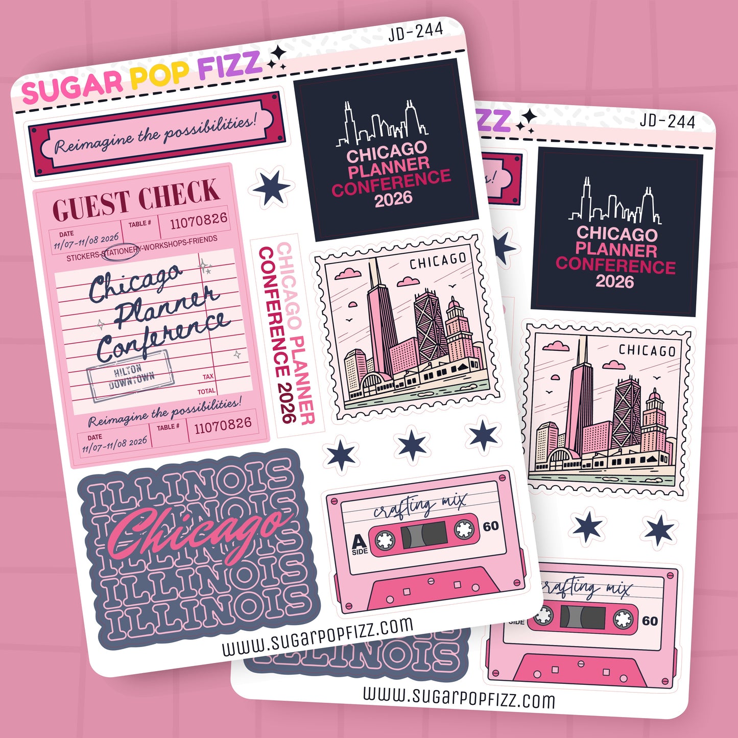 CPC 2026 Journaling Deco Stickers - JD244