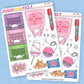Skater Journaling Deco Stickers - JD245
