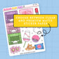 Skater Journaling Deco Stickers - JD245