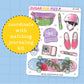Skater Journaling Deco Stickers - JD246