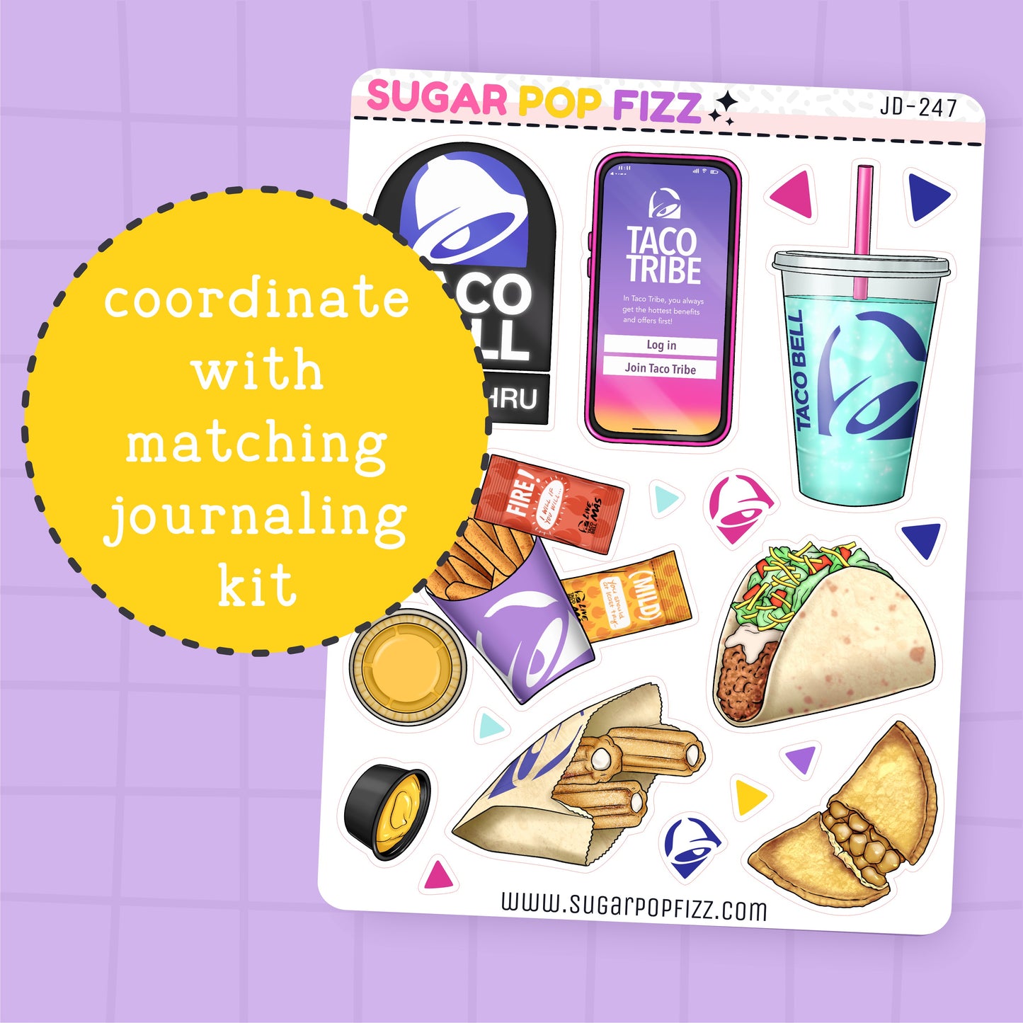 Live Mas Journaling Deco Stickers - JD247