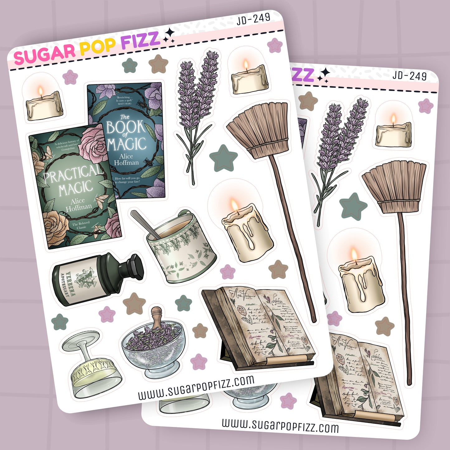 Practical Magic Journaling Deco Stickers - JD249