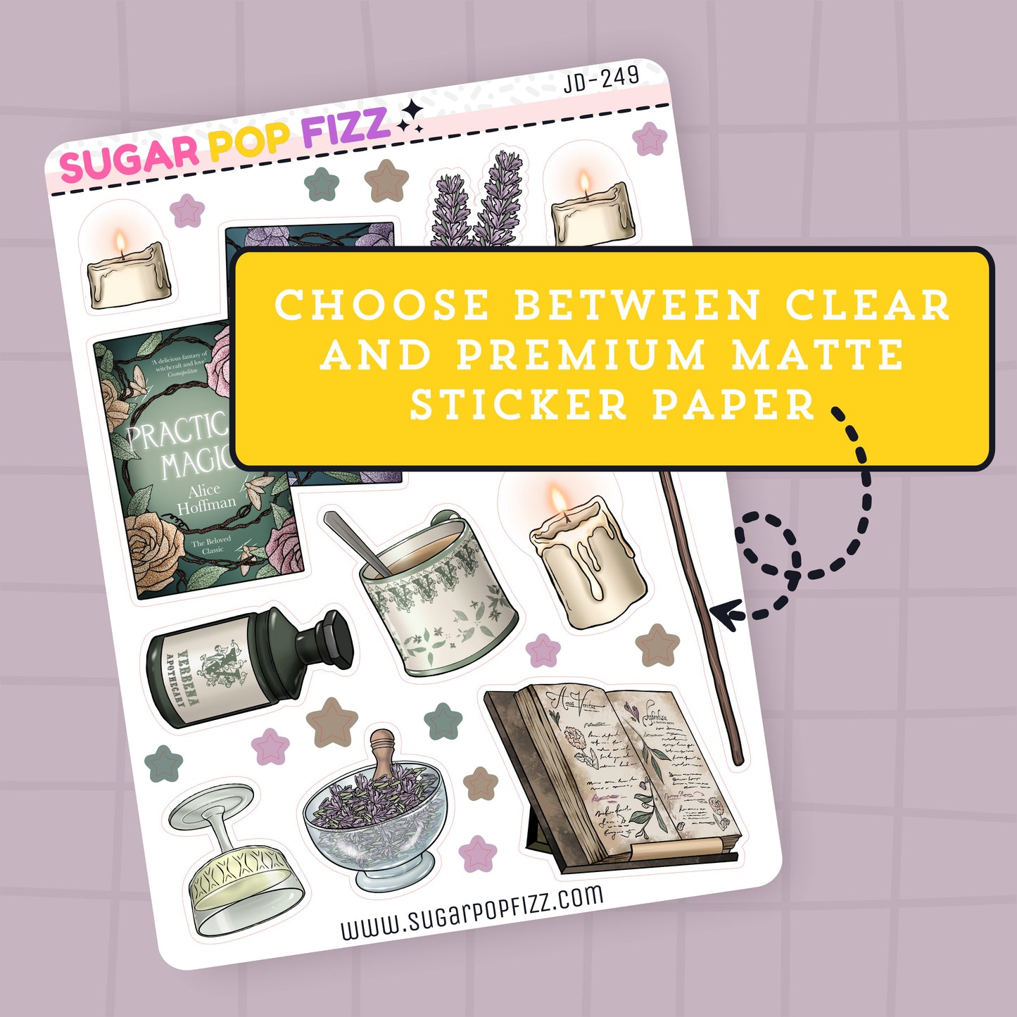 Practical Magic Journaling Deco Stickers - JD249