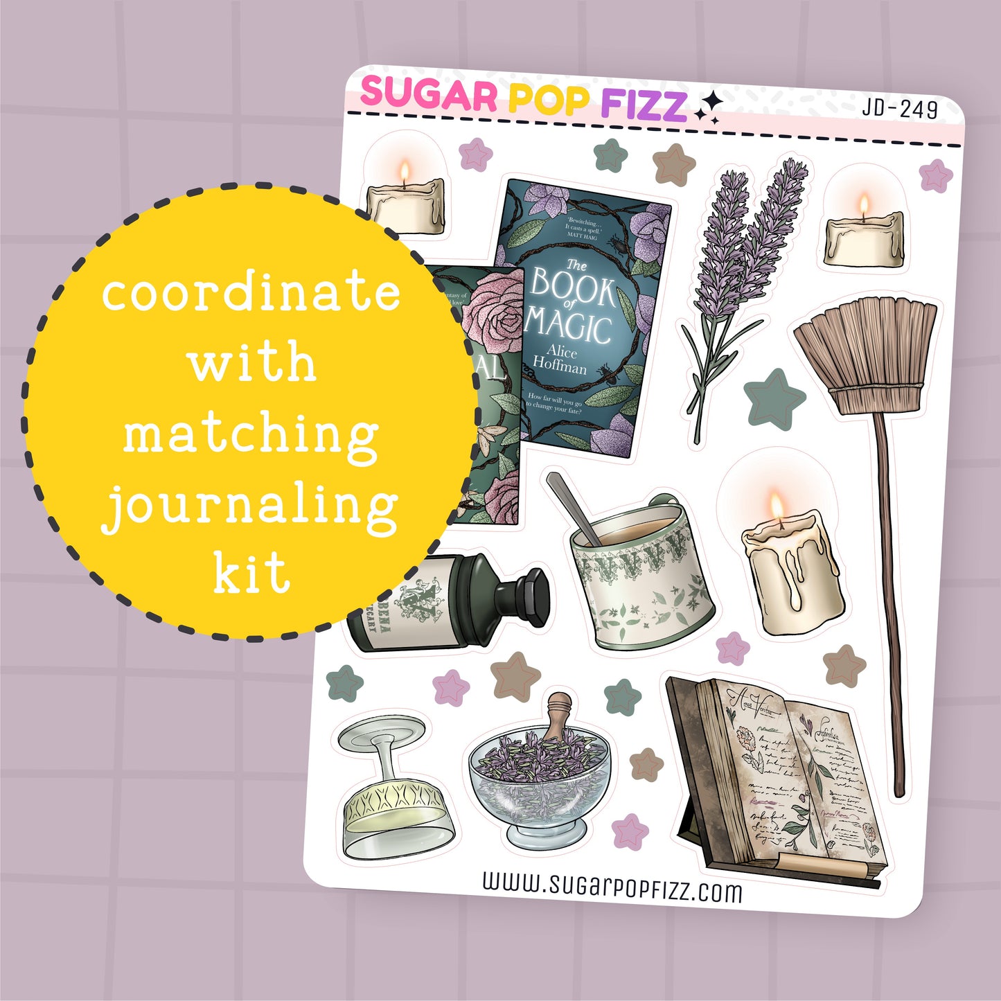 Practical Magic Journaling Deco Stickers - JD249