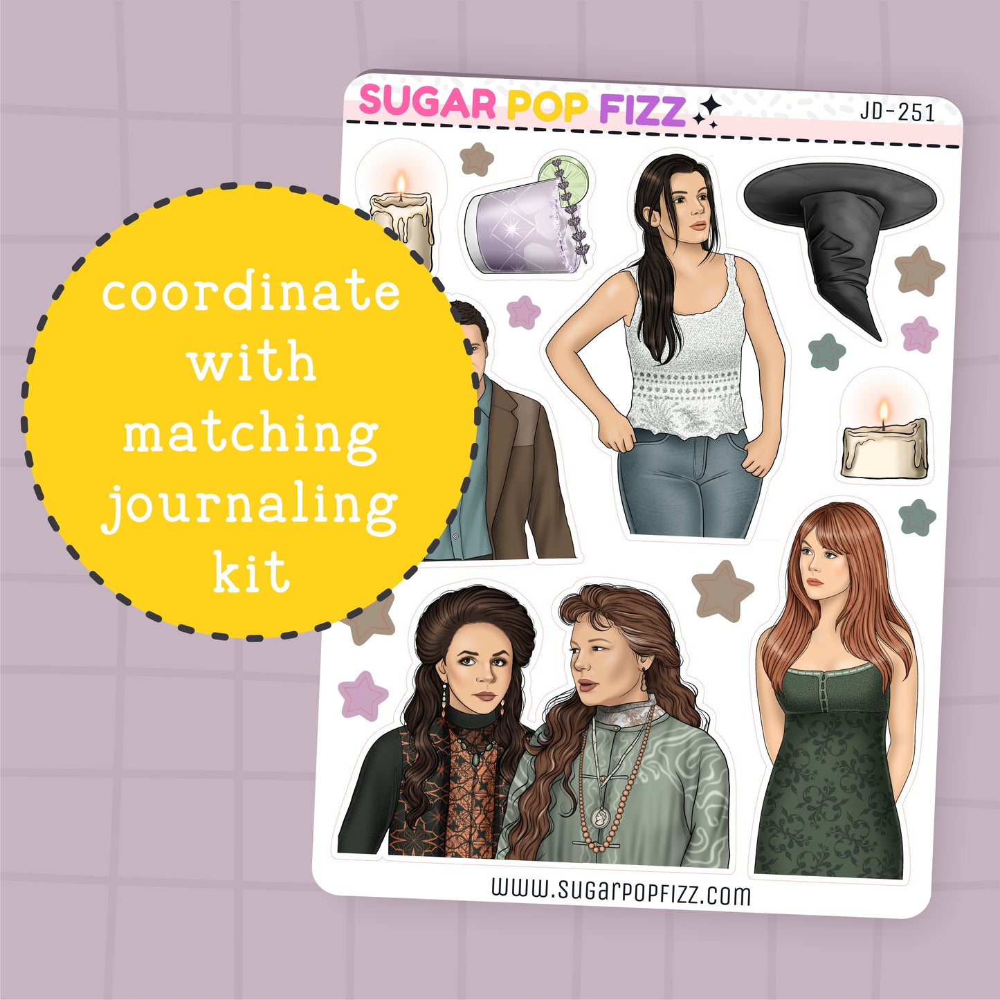 Practical Magic Journaling Deco Stickers - JD251