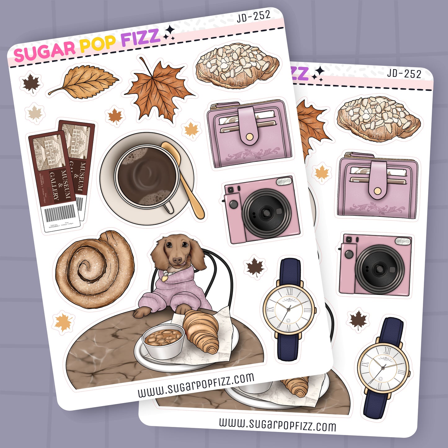 Autumn in the City Journaling Deco Stickers - JD252