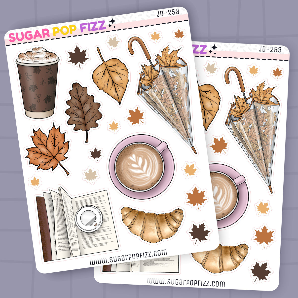 Autumn in the City Journaling Deco Stickers - JD253