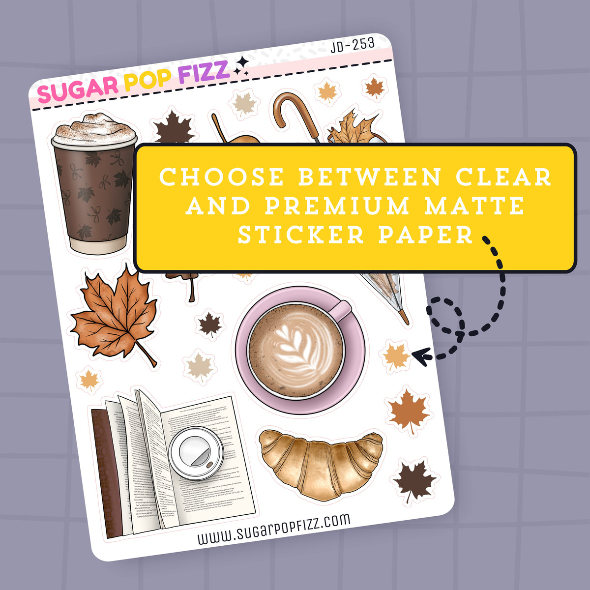 Autumn in the City Journaling Deco Stickers - JD253