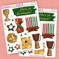 Kwanzaa Journaling Deco Stickers - JD261