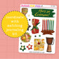 Kwanzaa Journaling Deco Stickers - JD261