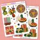 Kwanzaa Journaling Deco Stickers - JD262