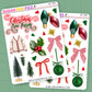 Xmas Tree Farm Journaling Deco Stickers - JD263