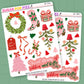 Xmas Tree Farm Journaling Deco Stickers - JD264