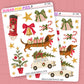 Christmas On the Way Journaling Deco Stickers - JD266