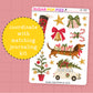 Christmas On the Way Journaling Deco Stickers - JD266