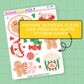 Christmas Treats Journaling Deco Stickers - JD268