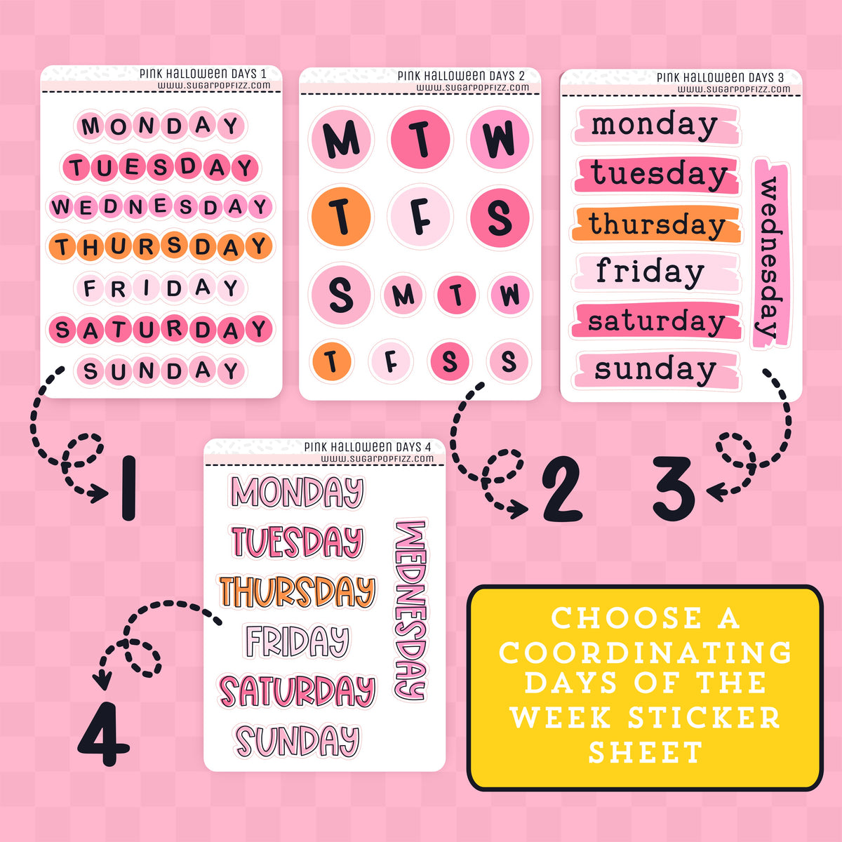 Pink Halloween Journaling BUNDLE