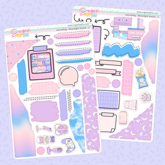 Moonlight Gamer Journaling Kit