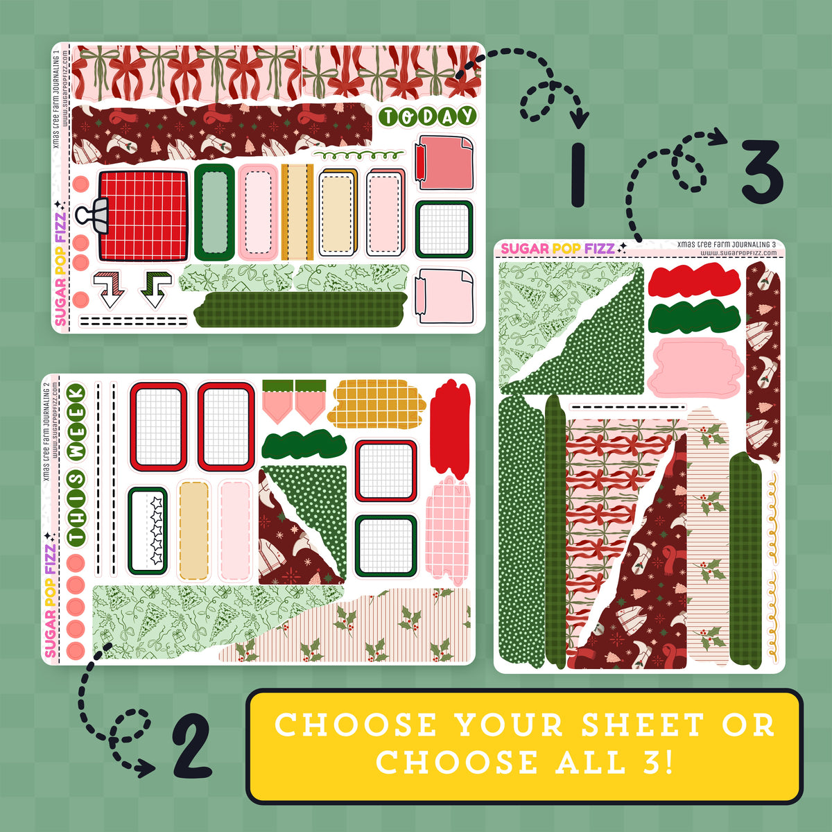 Xmas Tree Farm Journaling Kit