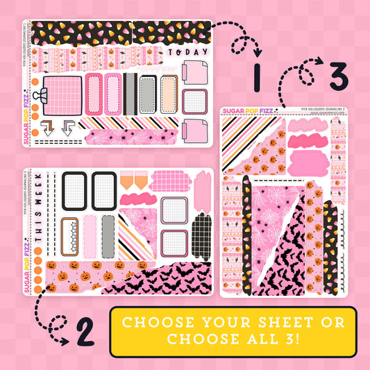 Pink Halloween Journaling Kit