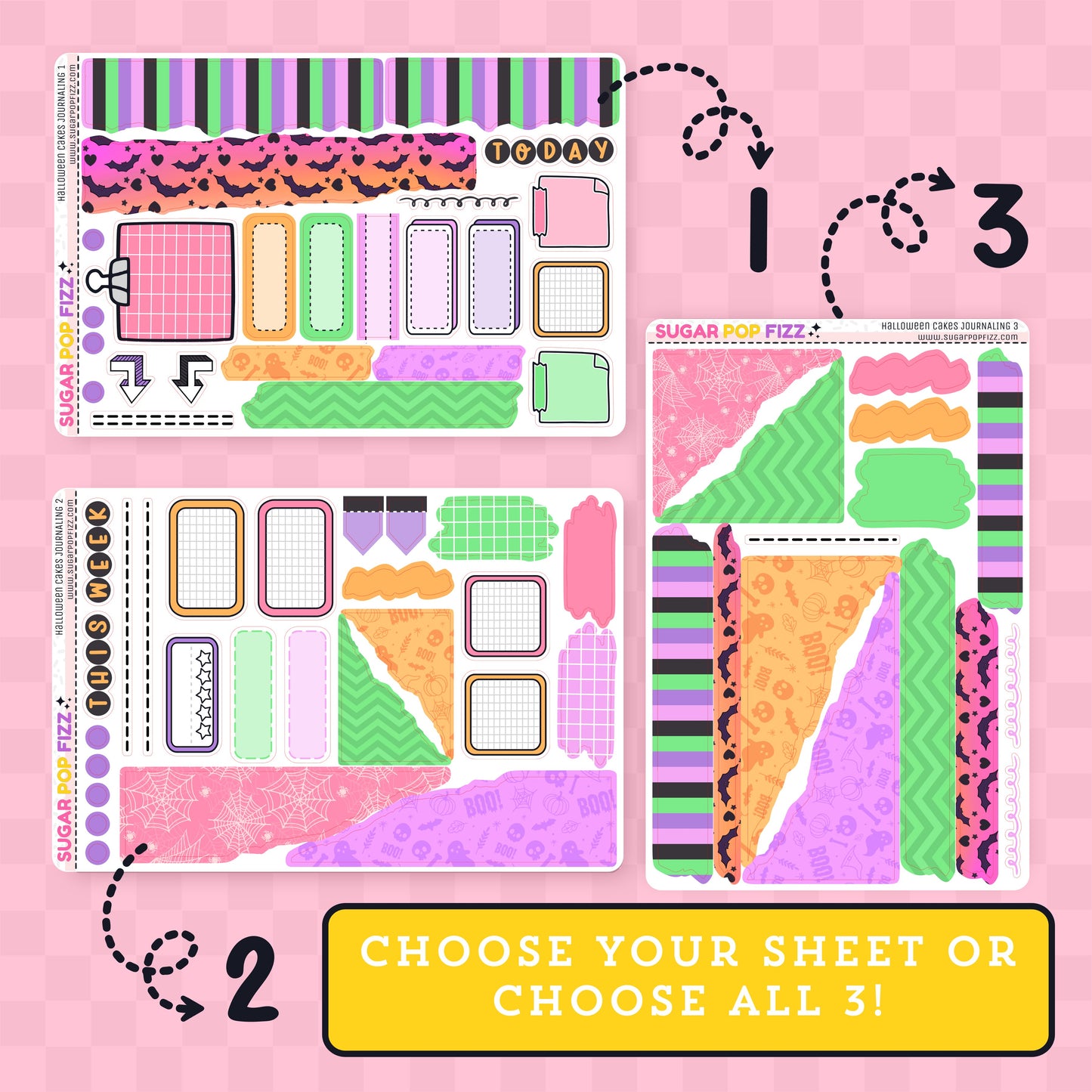 Halloween Cakes Journaling Kit