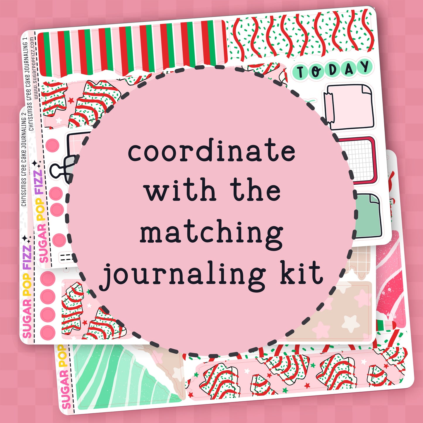 Christmas Tree Cake Hobonichi Cousin Weekly Kit