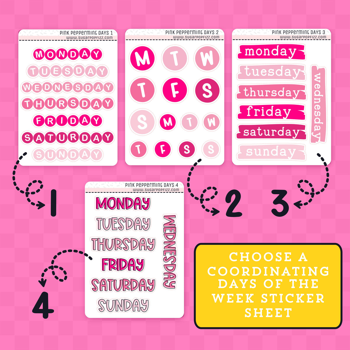 Pink Peppermint Journaling BUNDLE