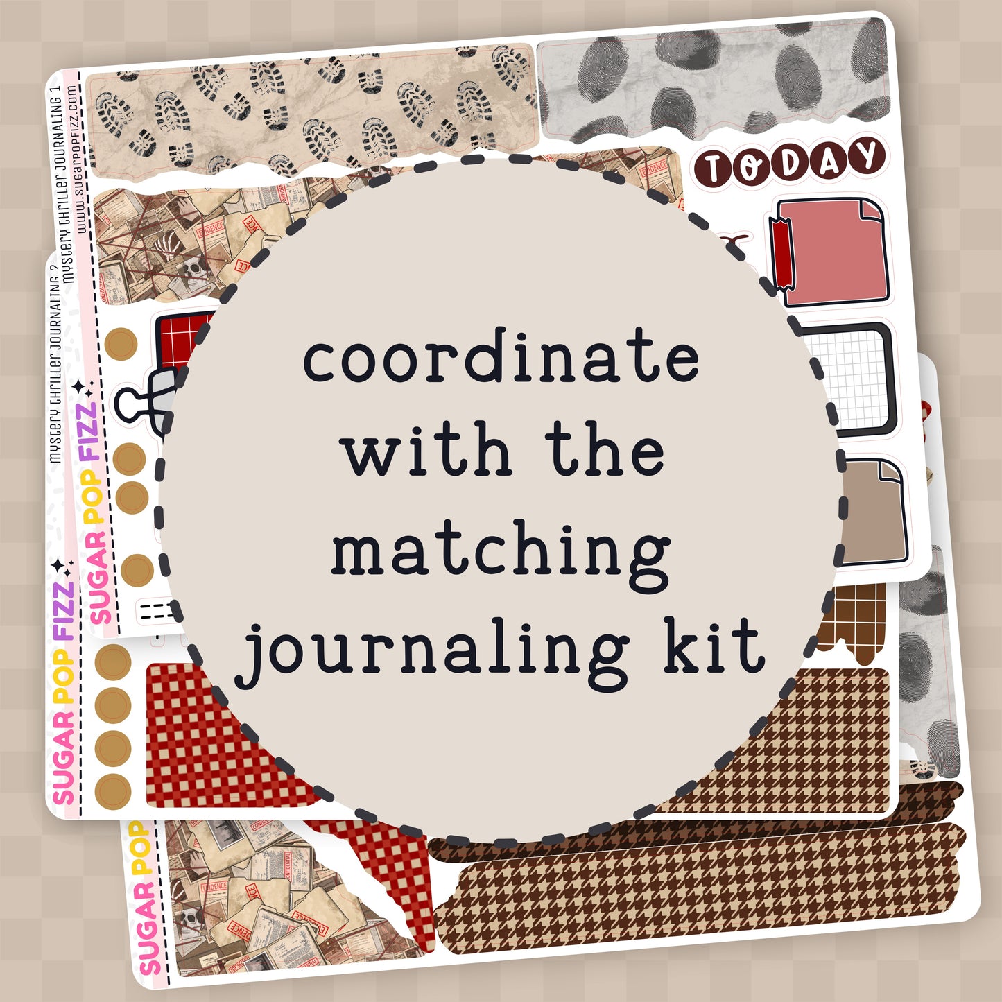 Mystery Thriller Standard Vertical Weekly Kit