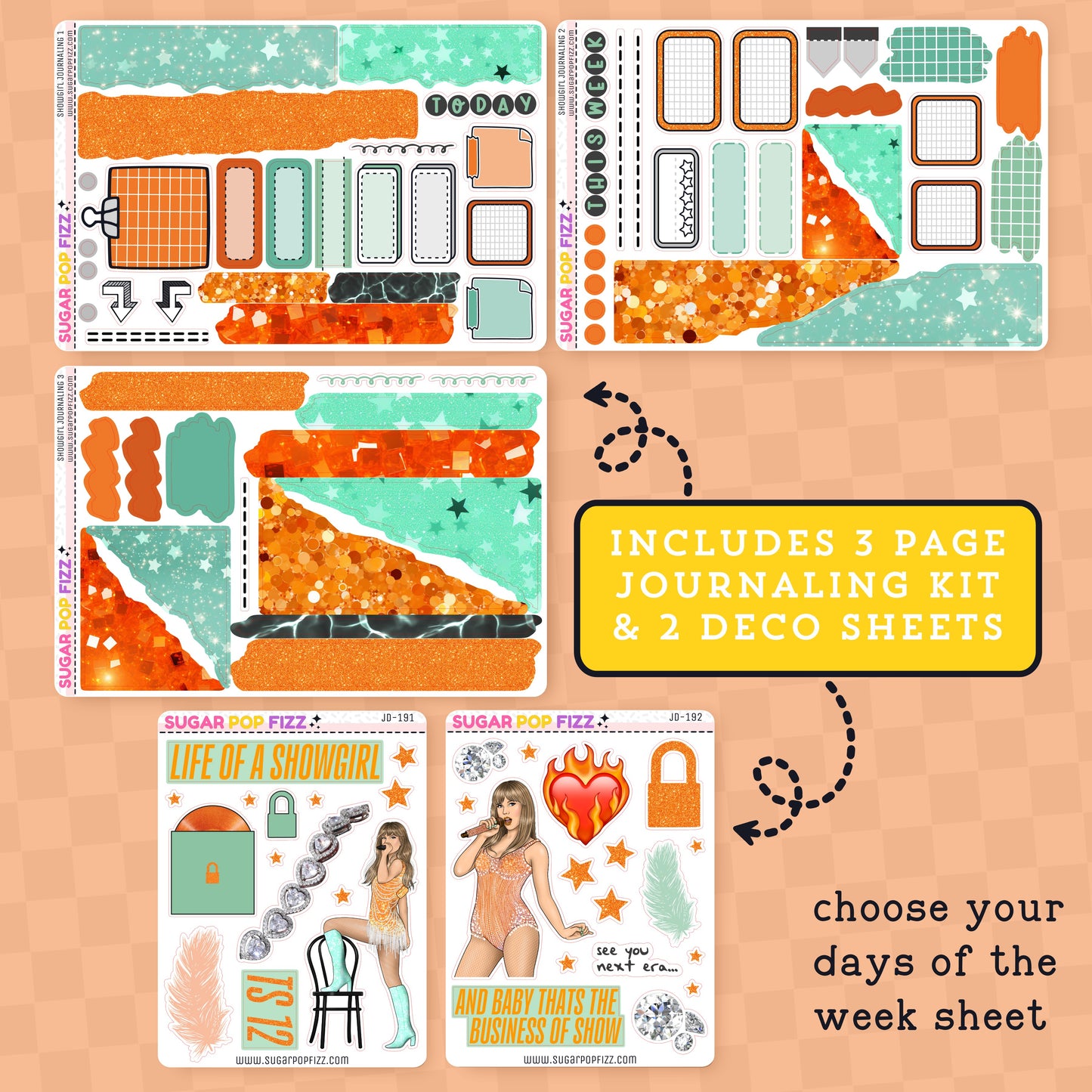 Showgirl Journaling BUNDLE