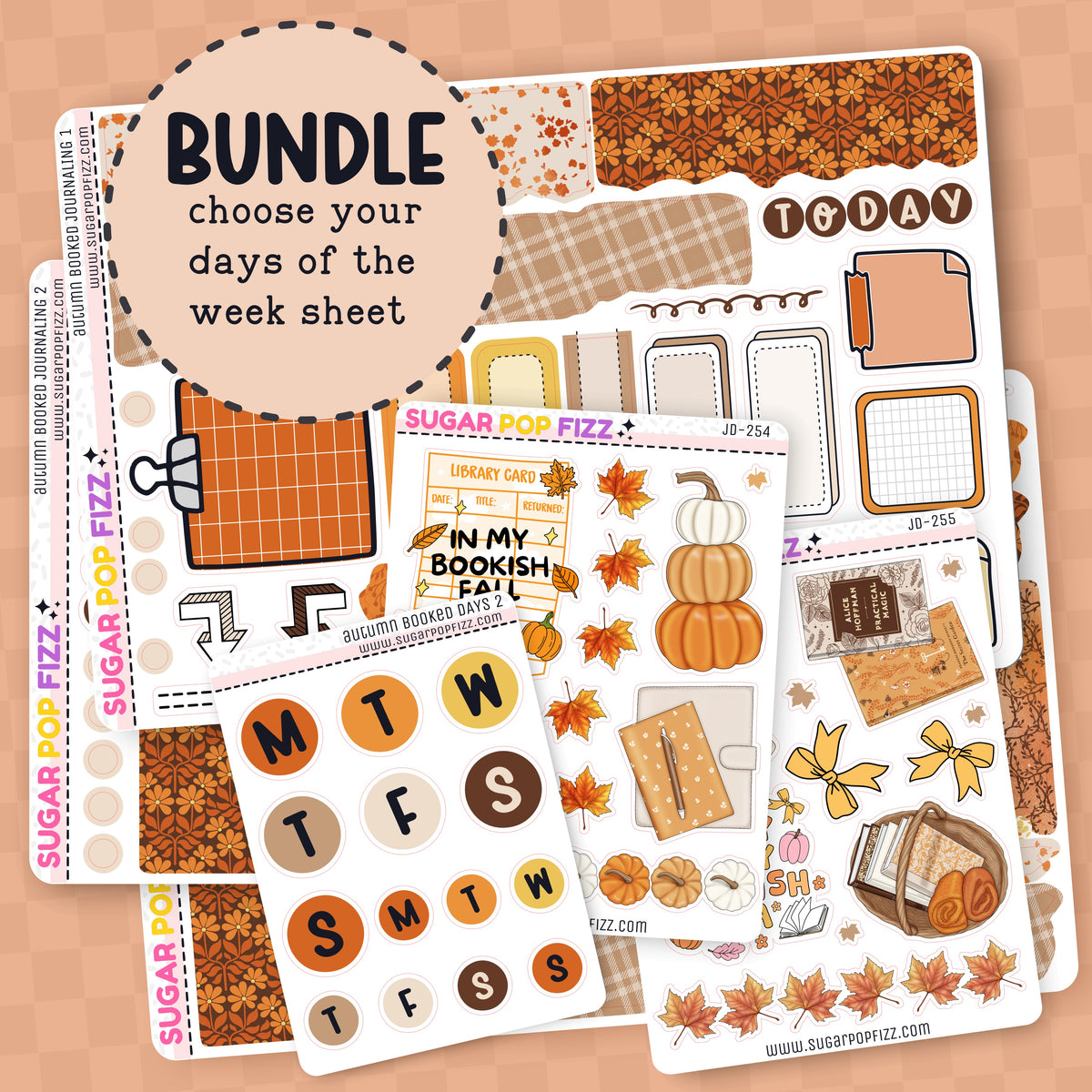Autumn Booked Journaling BUNDLE