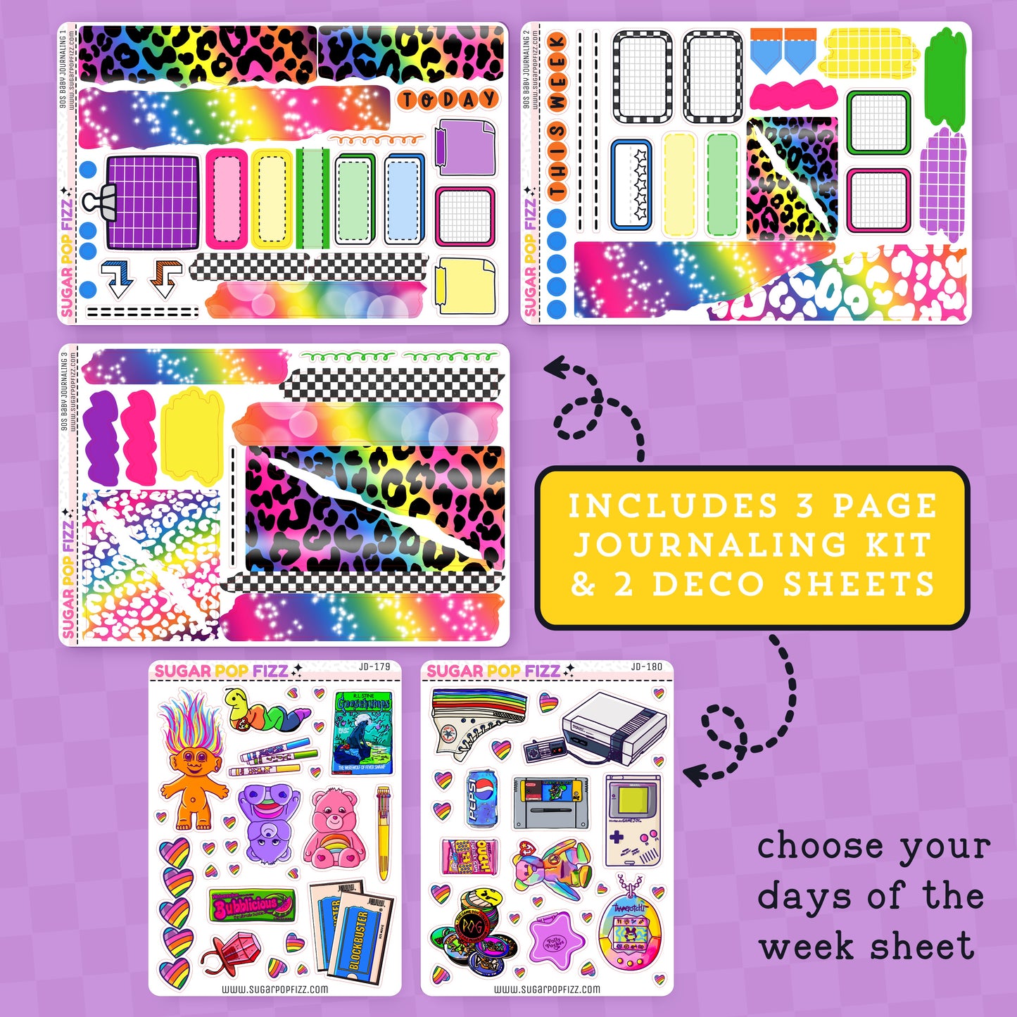 90s Baby Journaling BUNDLE