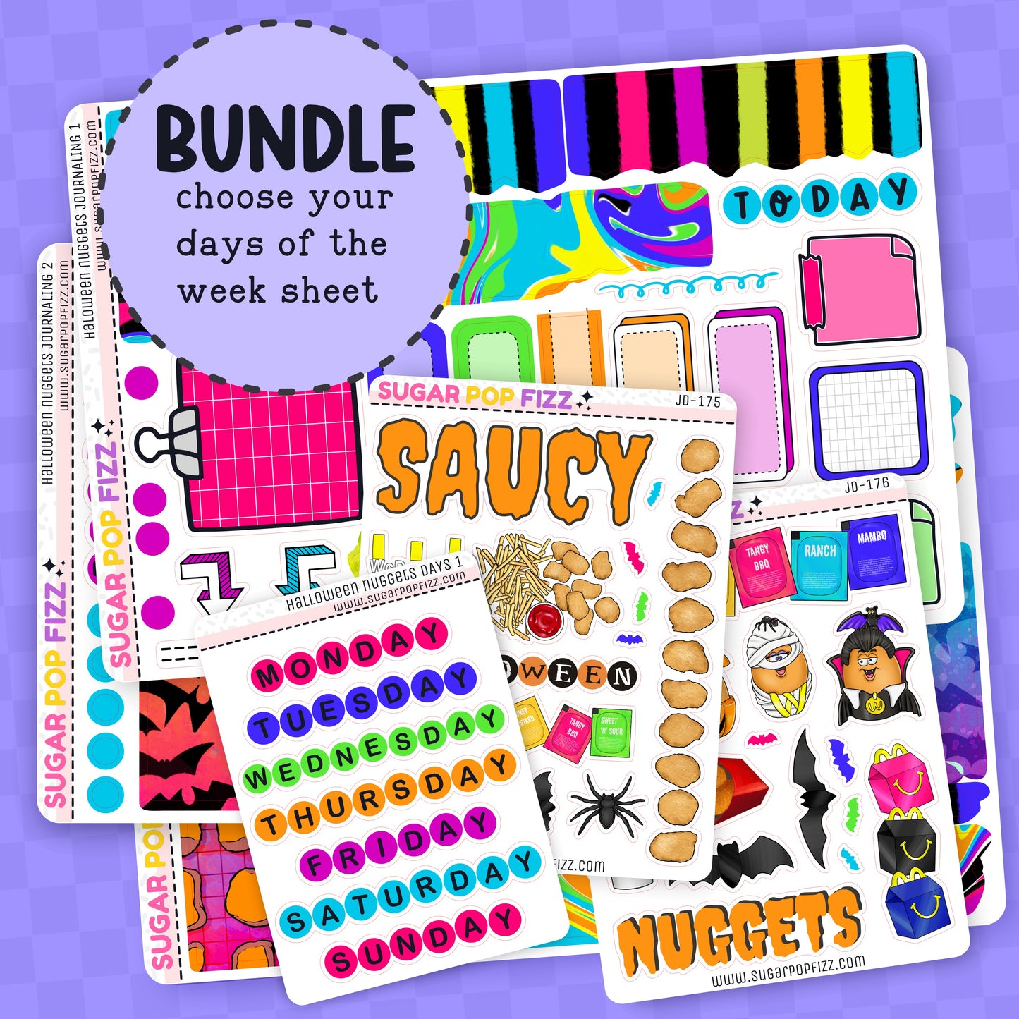 Halloween Nuggets Journaling BUNDLE