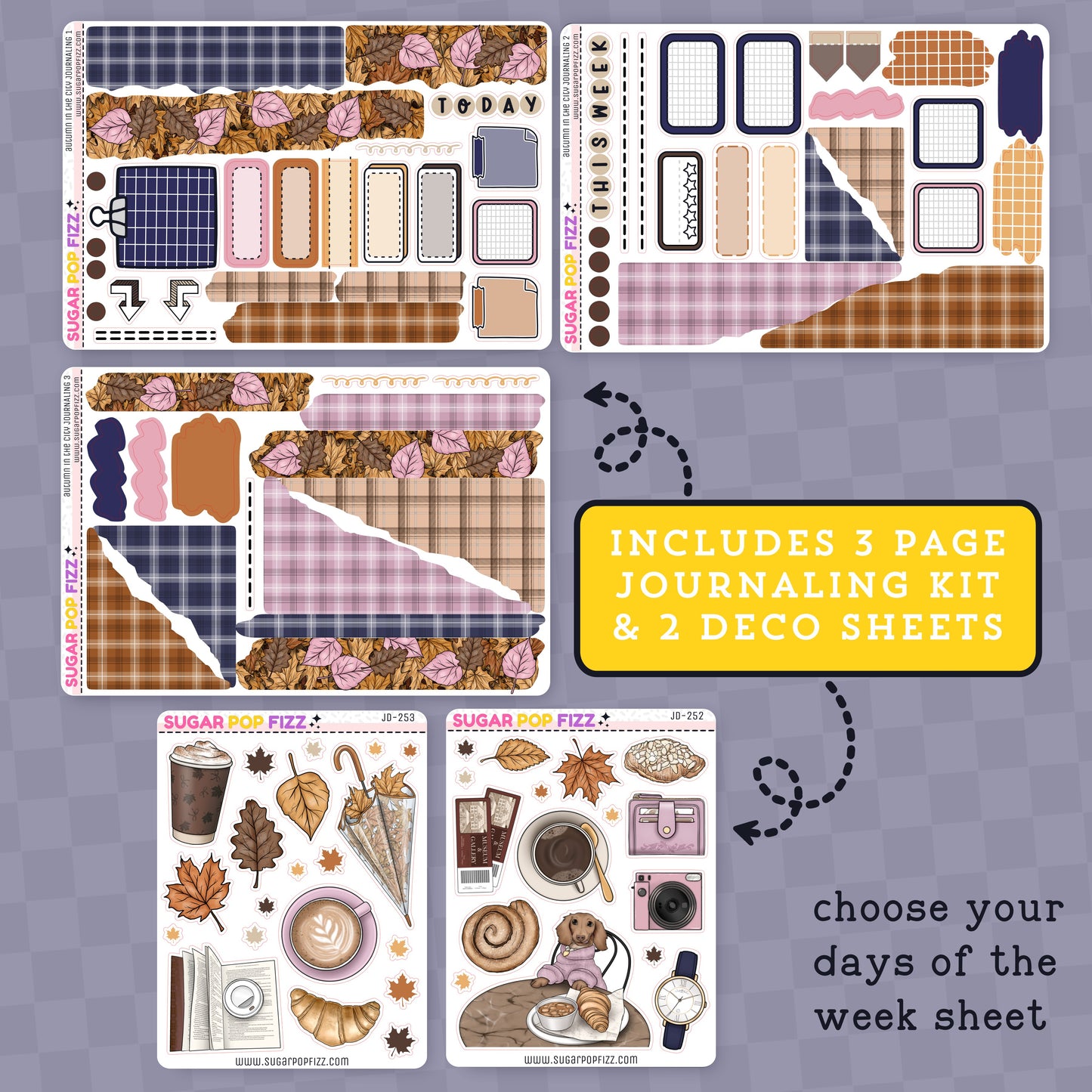 Autumn in the City Journaling BUNDLE