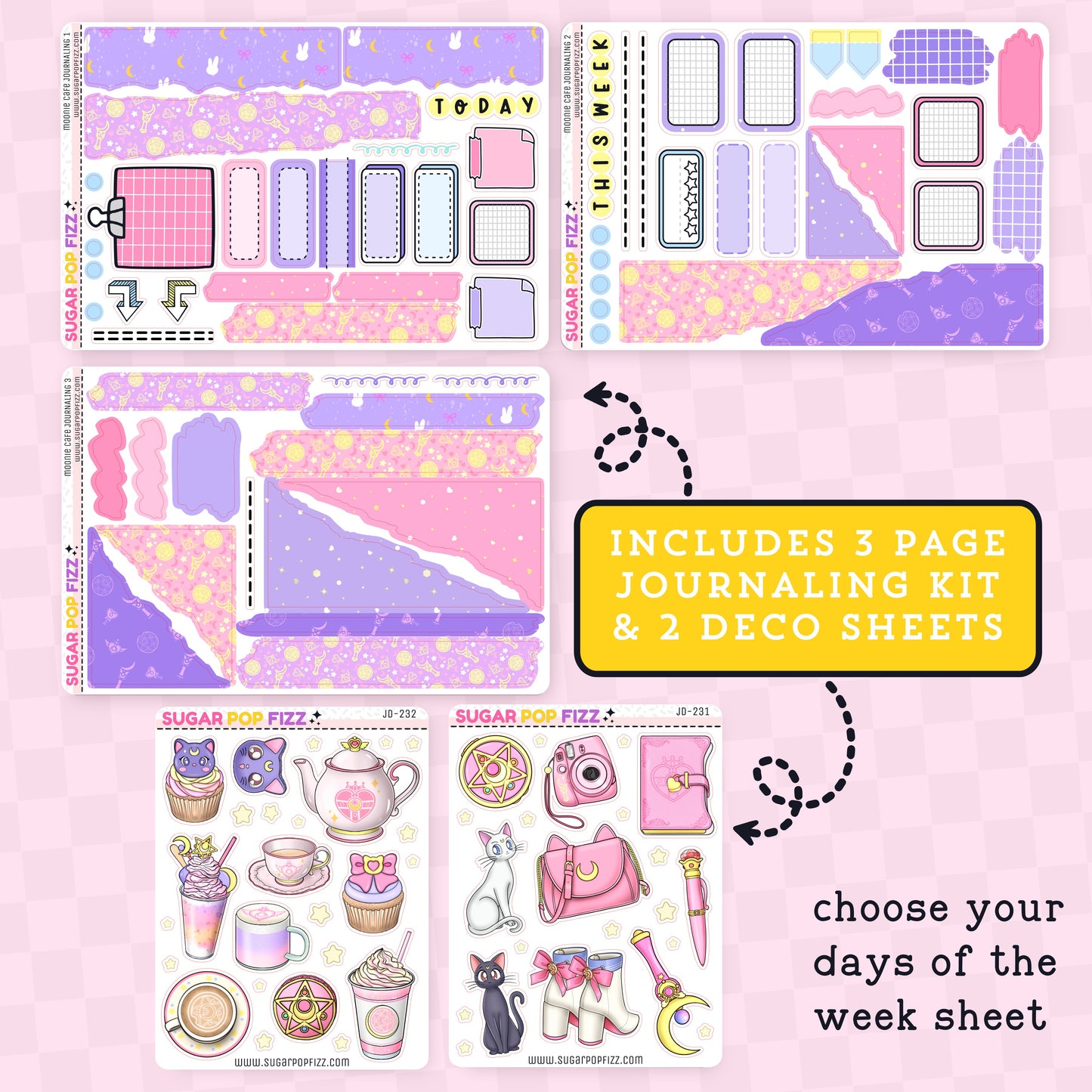Moonie Cafe Journaling BUNDLE