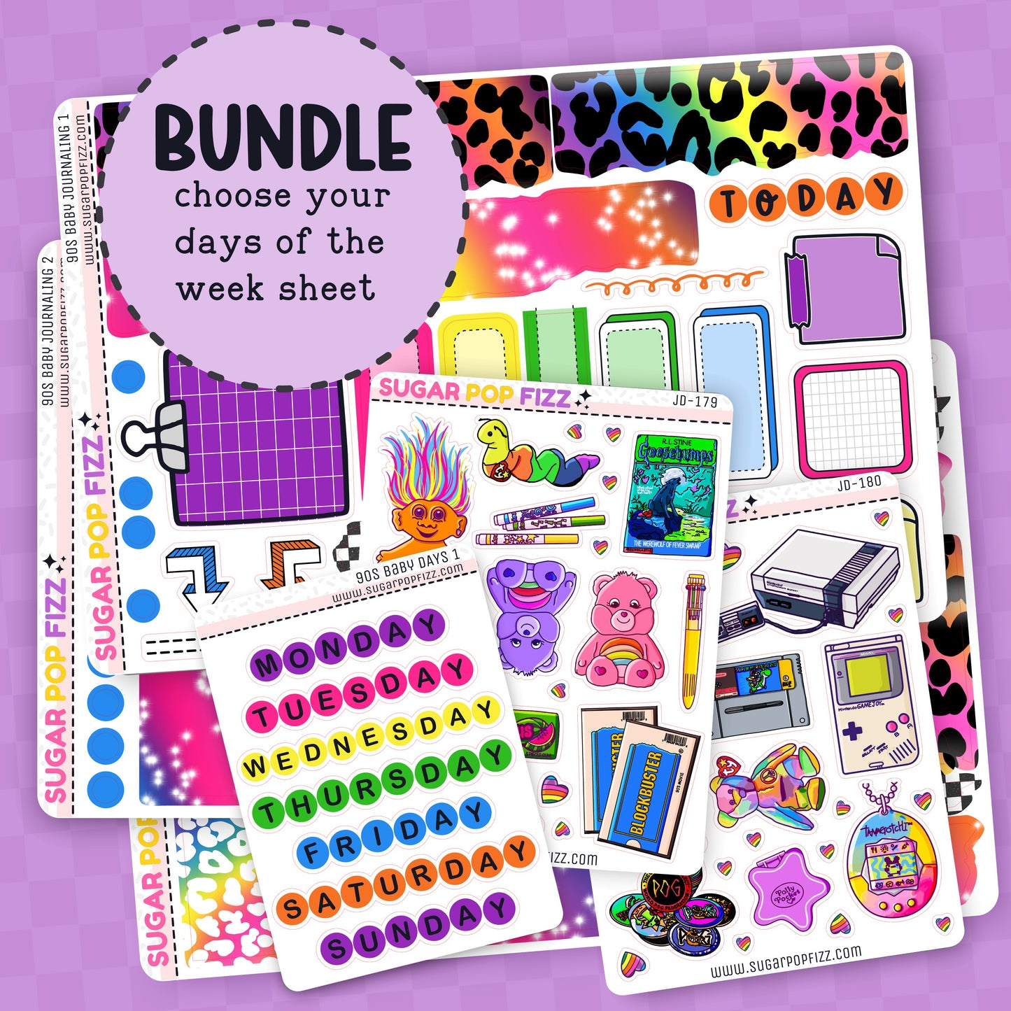 90s Baby Journaling BUNDLE