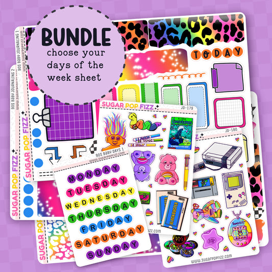90s Baby Journaling BUNDLE