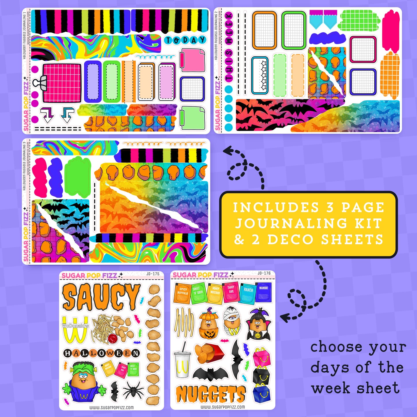 Halloween Nuggets Journaling BUNDLE