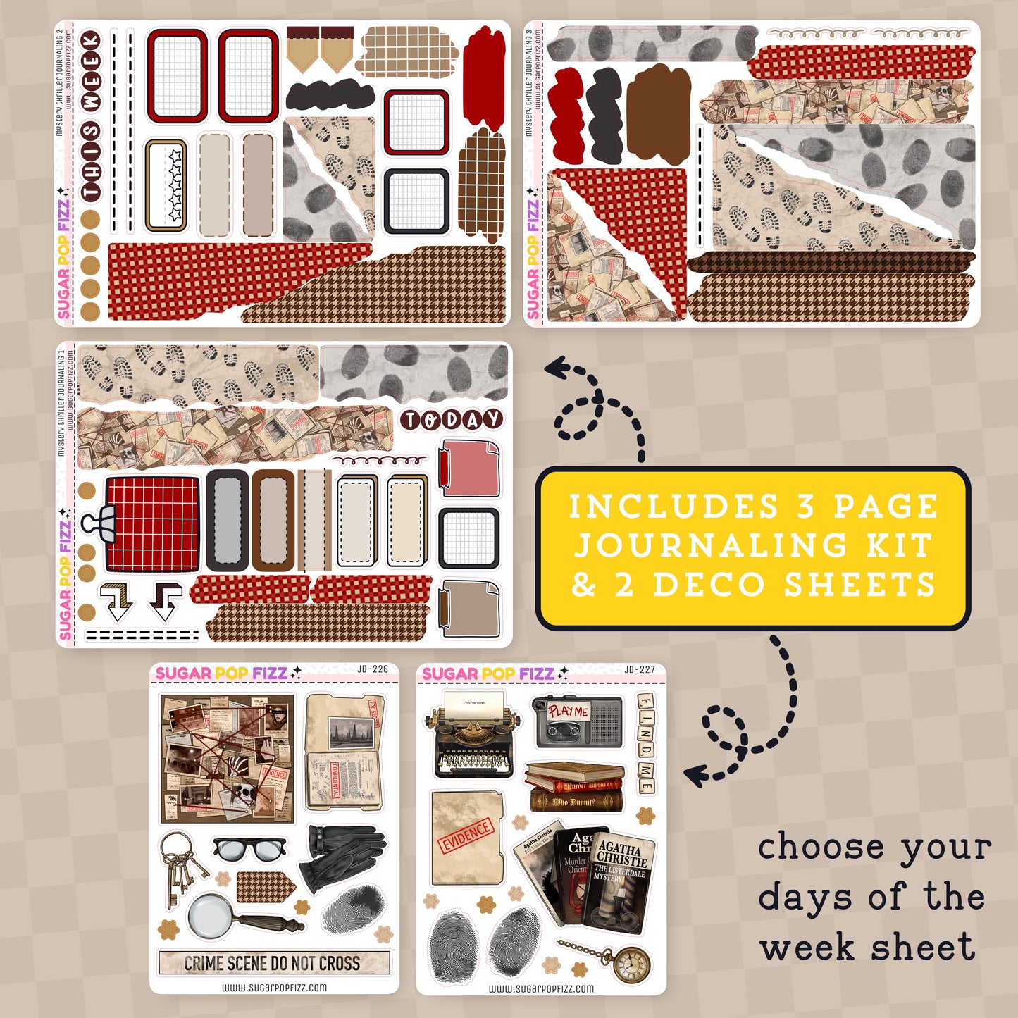 Mystery Thriller Journaling BUNDLE