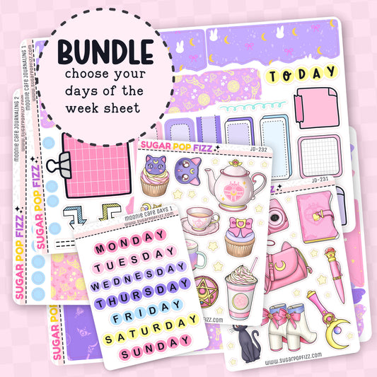 Moonie Cafe Journaling BUNDLE