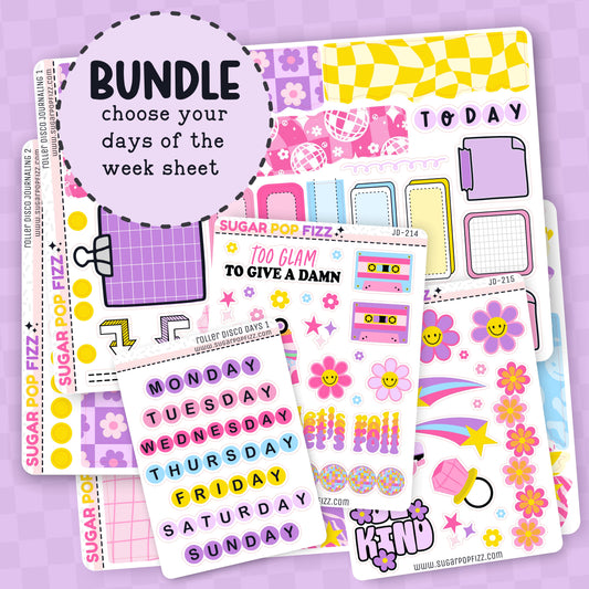 Roller Disco Journaling BUNDLE