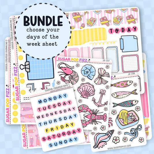 Coastal Coquette Journaling BUNDLE