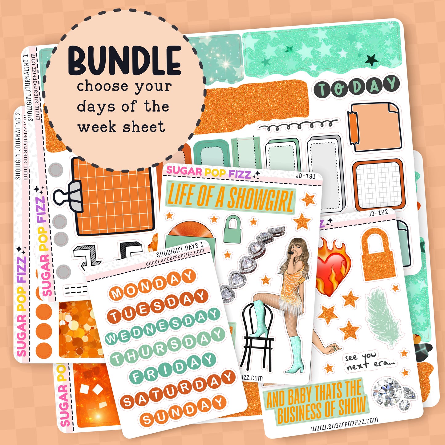Showgirl Journaling BUNDLE