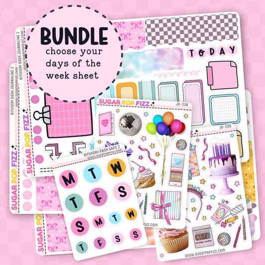 Birthday Bash Journaling BUNDLE