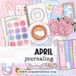 April Journaling Subscription Extras