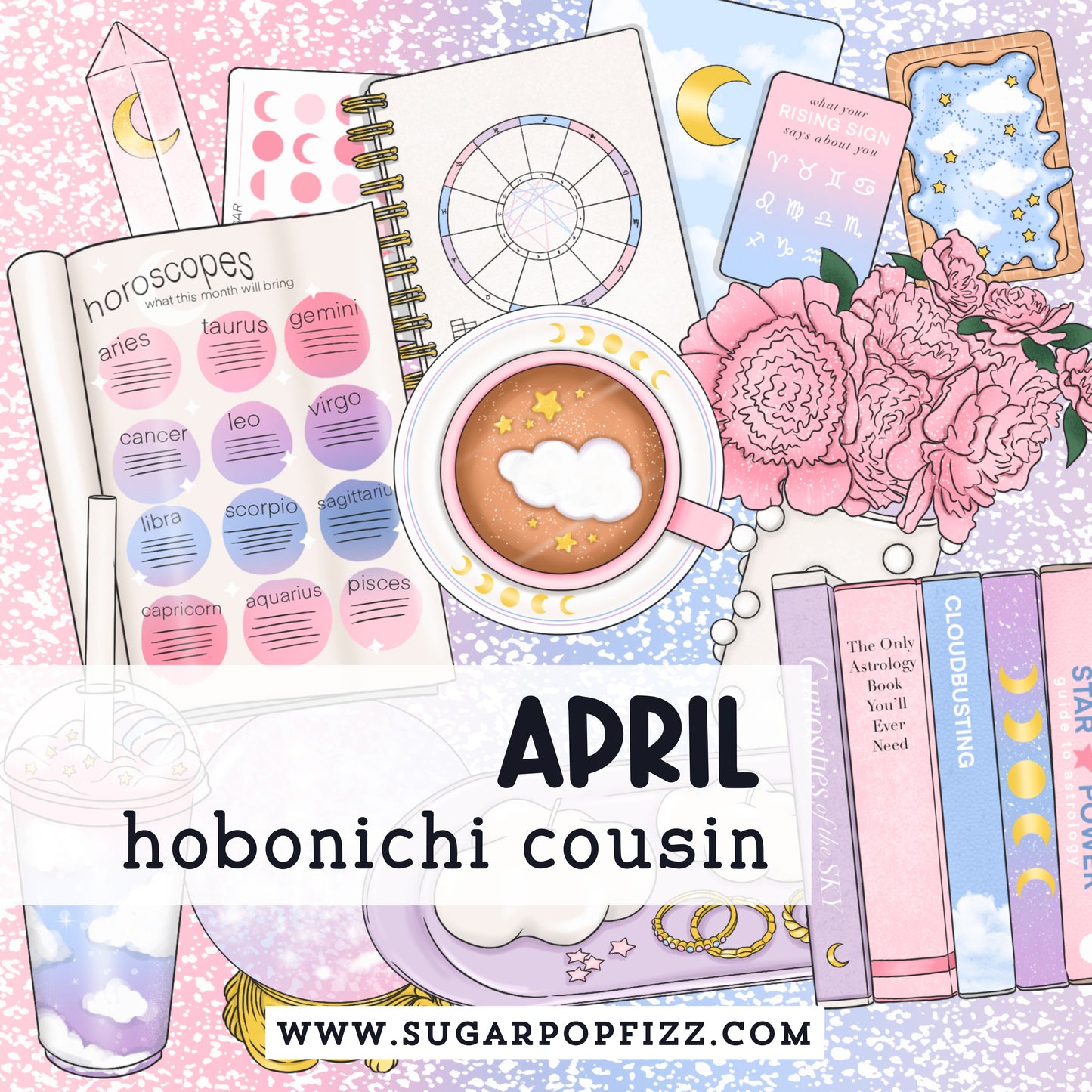 April Hobonichi Cousin Subscription Extras